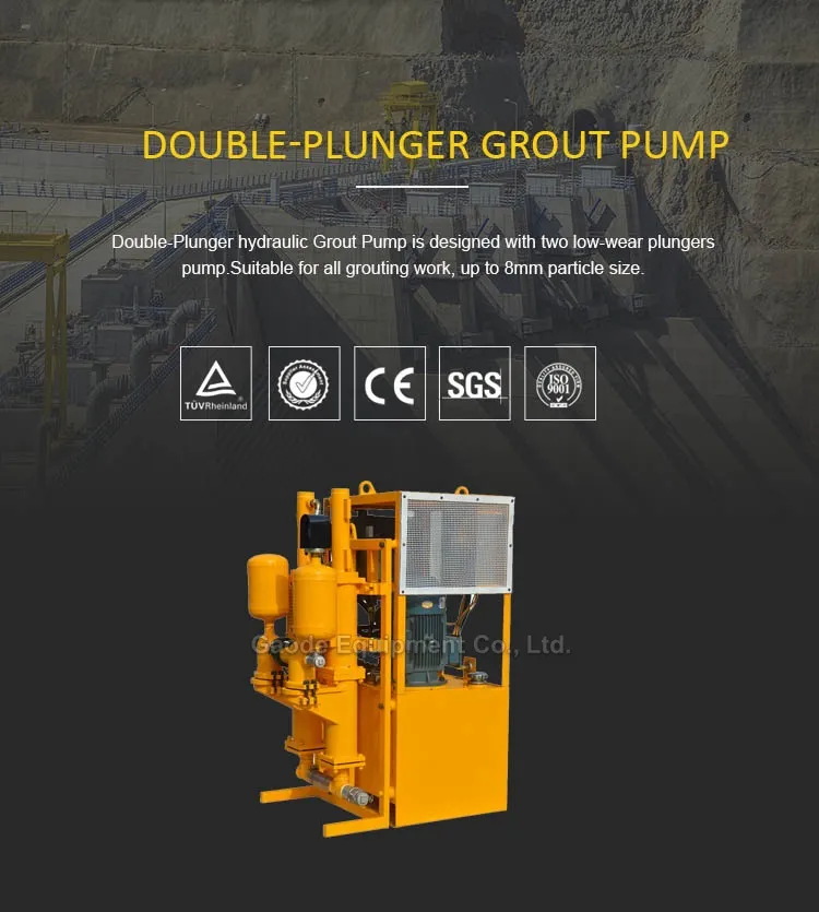 Gaodetec GGM50/80PLD-E grouting injection pump machine